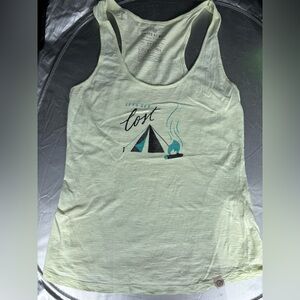 United By Blue Yellow Organic Cotton Tee, Lets Get Lost